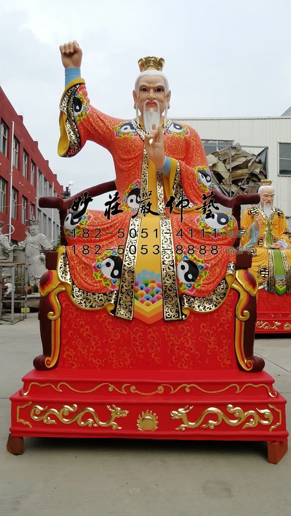 銅雕許天師許遜神像 銅雕許天師許遜神像